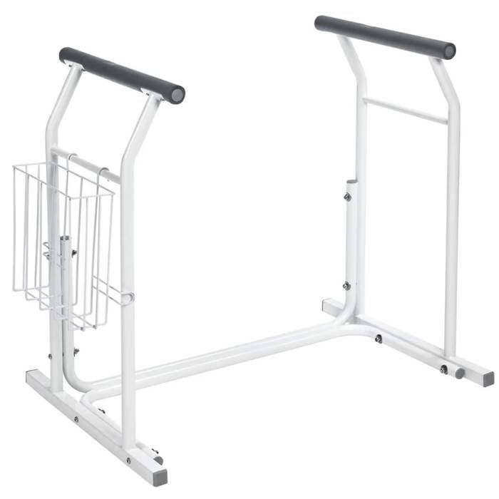 RIDDER Barre d'appui mobile pour toilettes Blanc 100 kg A0110101