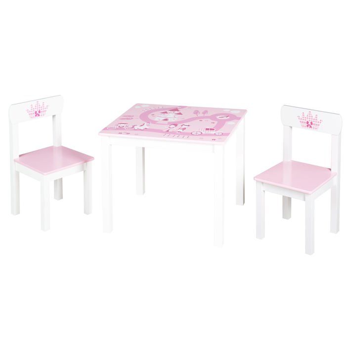 ROBA Ensemble Table + 2 chaises Enfants \