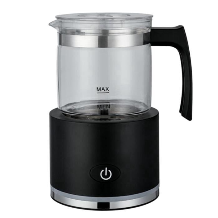 Milk Frother Hot or Cold Electric Steamer Foam Maker,White EU Plug