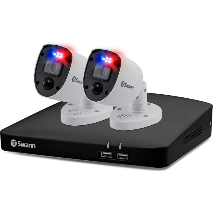 SWANN Système de sécurité 2 caméras DVR1080