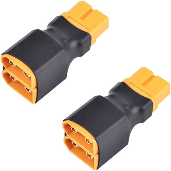 AAA à C Convertisseur de Batterie, 4Pcs Portable 4 AAA à C Taille Parallèle Adaptateur de Batterie Support Boîtes Boîte Rouge