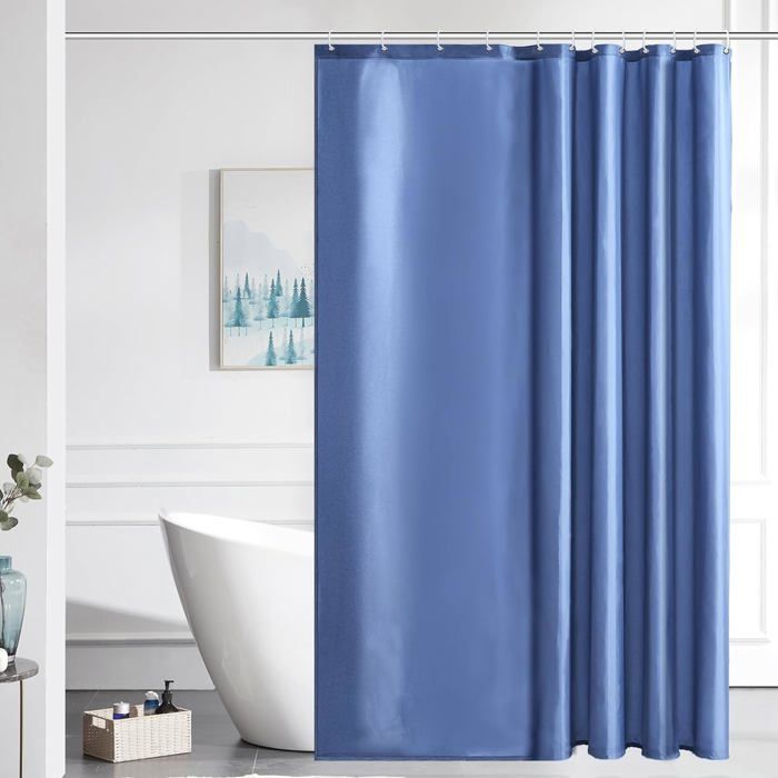 Rideau De Douche Chickw1 150x180cm - Tissu Polyester Imperméable Anti-Moisissure - Motif Océan 3D