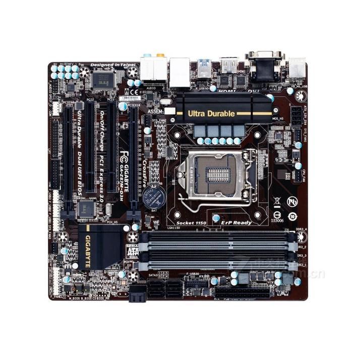 Carte mère GIGABYTE Z87M-D3H Intel Z87 Socket LGA1150 4xDDR3 SDRAM 32GB Micro ATX - Gigabyte