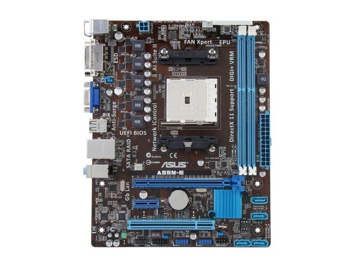 Carte mère ASUS A55M-E AMD A55 Socket FM2 2xDDR3 32GB Micro ATX - Asus