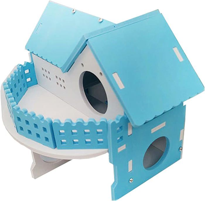 Meilleurs prix pour Maison pour hamster, jouets pour hamster, double couche écologique pour hamsters, écureuils, gerbilles, ours dorés et autres petits