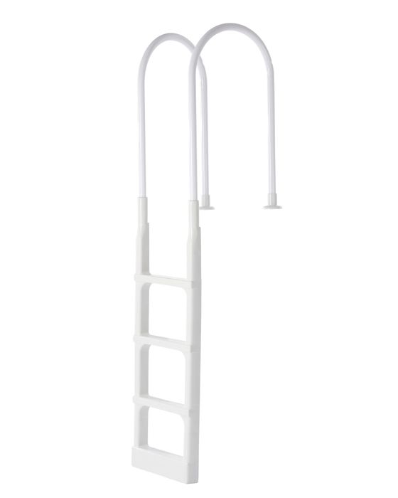 VEVOR Échelle Piscine Acier Inoxydable 4 Marches Avec Rampes - Charge 120kg Pour Piscines Creusées 137cm