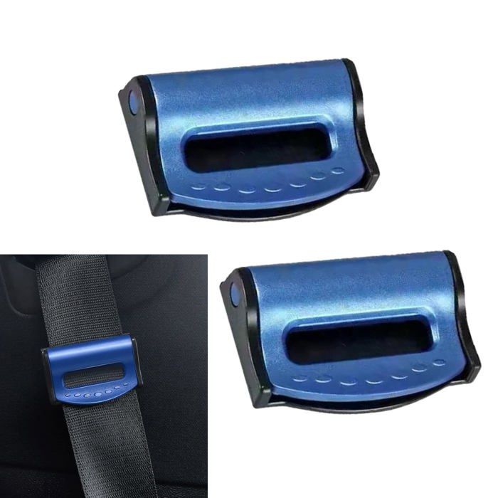 Comparer les prix de Ajusteur De Ceinture De SéCurité De Voiture pince ceinture de sécurité voiture bloque ceinture de securite voiture (Bleu)