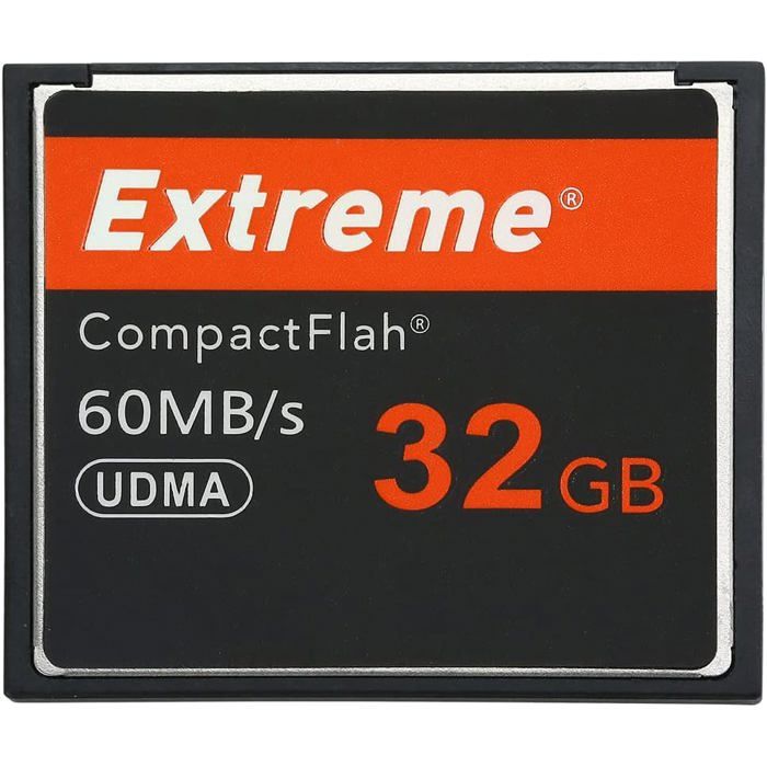 Carte Mémoire Compact Flash 32 Mo Xusywdm - Pour Appareil Photo, Machine Publicitaire, Ordinateur Industriel