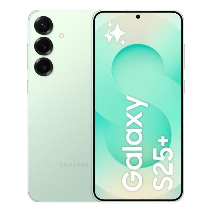 Version Internationale - SAMSUNG Galaxy S25 Plus AI Smartphone 256 Go Vert deau - Single SIM