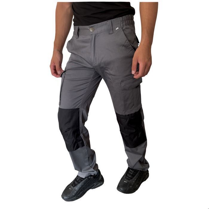 Pantalon de Travail Gris 4 poches STRIKER