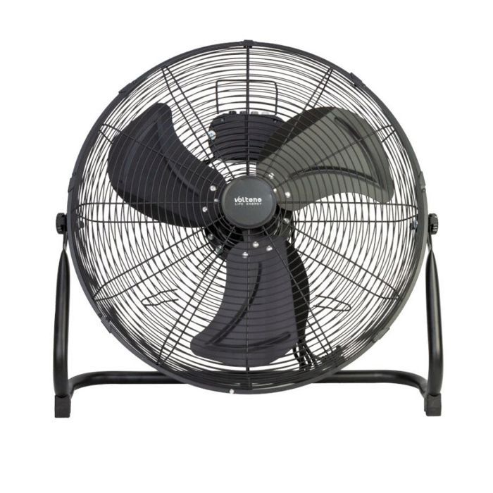 Ventilateur - VOLTENO - VENTILATEUR CIRCULATEUR DE SOL - 200 W - Noir - Compact 615x605x60 cm - Volteno