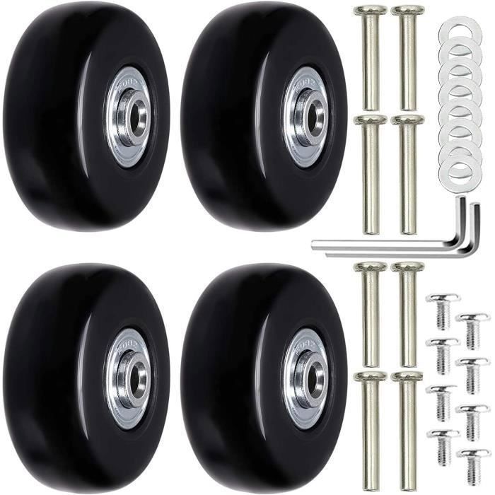 Roulette Valise 4Pièces Valise Roues de Rechange Valise Roues Remplacement