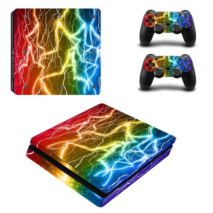 TN-PS4-0436 - Autocollant en PVC pour console PlayStation 4 PS4, Autocollant de couverture pour