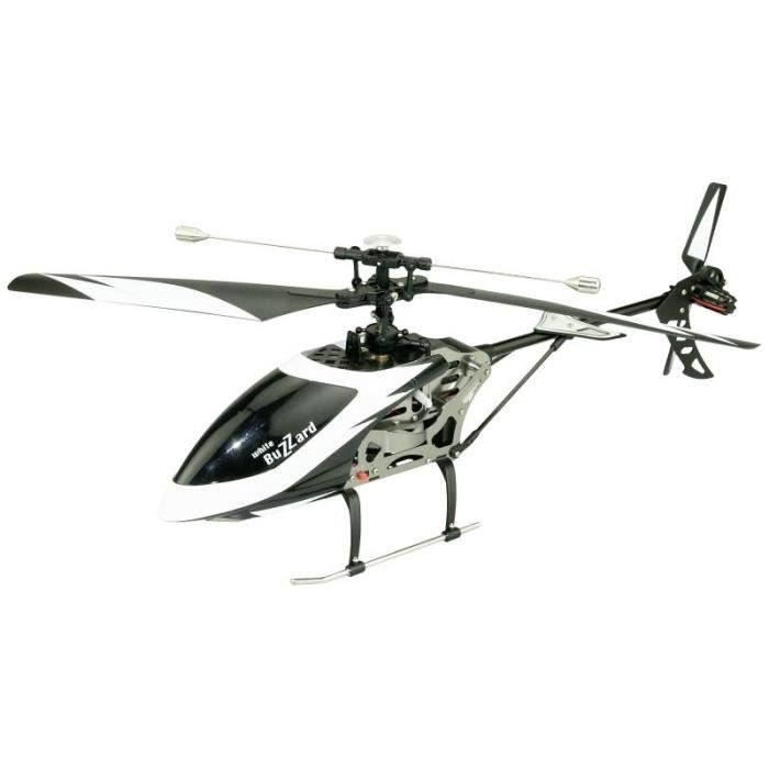 Hélicoptère RC - AMEWI - Buzzard V2 - Blanc - 1300mAh - Prêt à voler - 4CH RTF