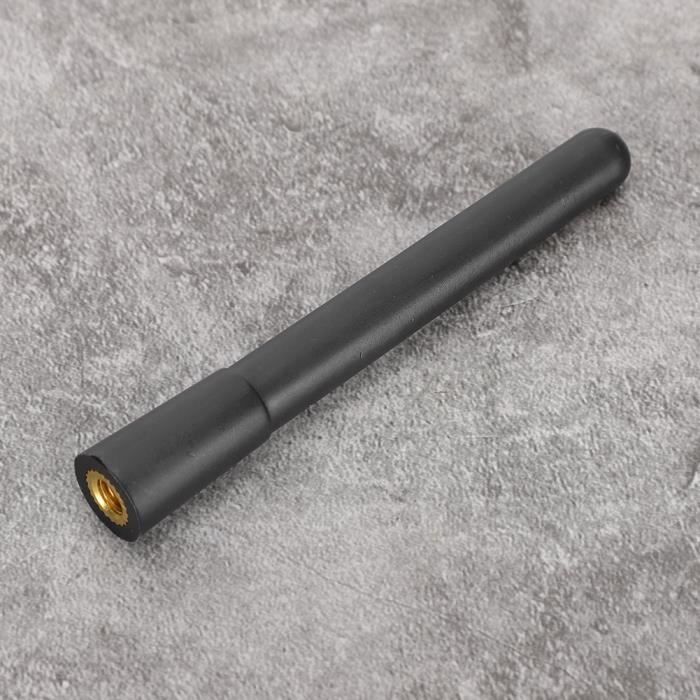 Antenne Radio Courte (9cm) Design Carbone Pour Voiture - Neuf - Compatible Nombreux Véhicules