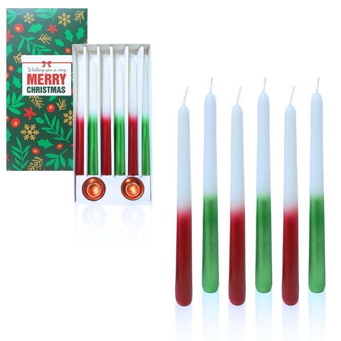 Lot De 10 Bougies De Survie Longue Durée 30 Heures - Éclairage D'Urgence Et Camping