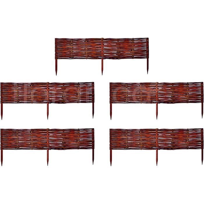 Lit surélevé de jardin rouillé 600x80x45 acier corten