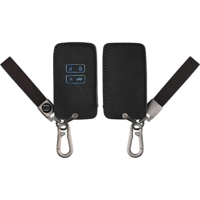 Accessoire Clef De Voiture Compatible Avec Renault Smart Key 4-Bouton  (Keyless Go Uniquement)-Coque De Clé De Voiture En S[u244]