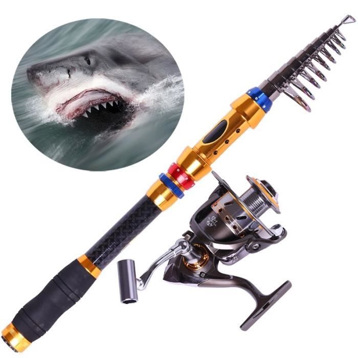3.6 Mètres télescopique Saltwater Canne à pêche Pole et 13bb Spinning Sea Fishing Rod Reel 3.6 Mètres télescopique Saltwater Canne à pêche Pole et 13bb Spinning Sea Fishing Rod Reel