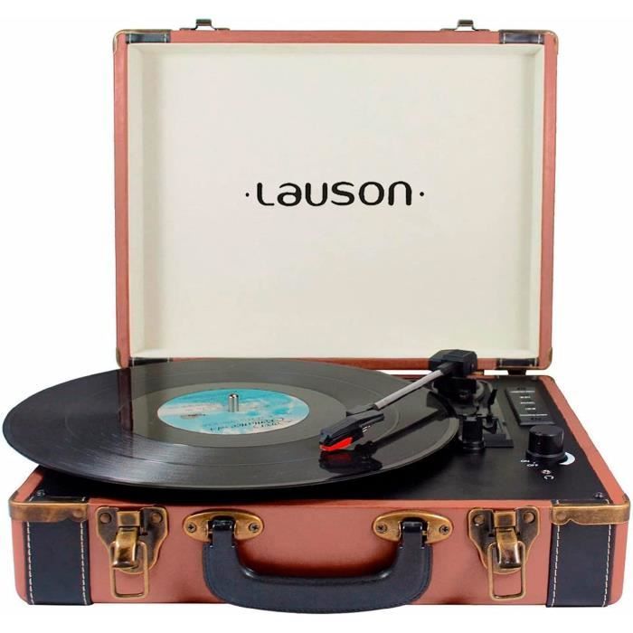 Test de la platine vinyle Bluetooth Auna : design vintage et 3 vitesses