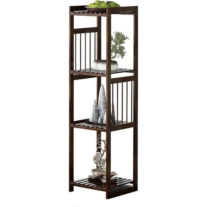 Étagère Bambou 5 Niveaux Pour Plantes - Support Jardin Balcon 103cm - 7 Pots Max - Capacité 10kg Par Niveau