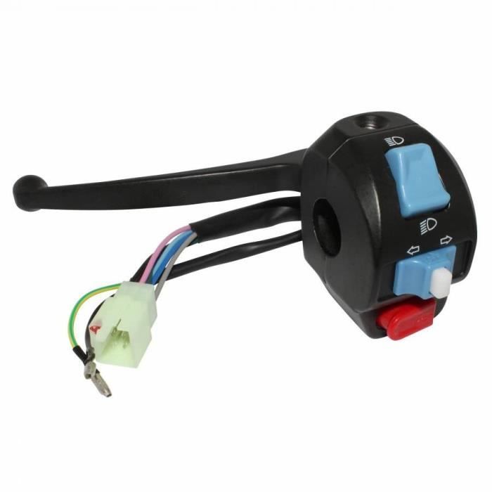 Poignee de frein scoot adaptable scoot 50 chinois gy6 4t (avec commutateur)