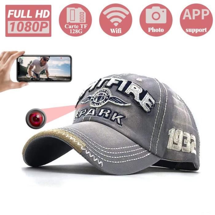 Mini caméra HD Casquette Chapeau WIFI Vision nocturne Sport Pleinair - vue 2