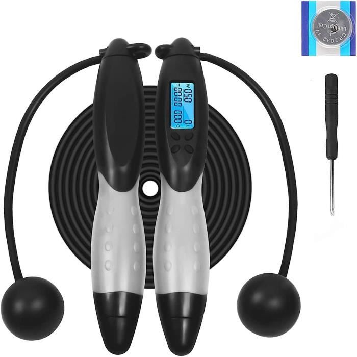 Corde À Sauter À Comptage Numérique, Cordes À Sauter De Sport De Fitness Réglables Avec Compteur