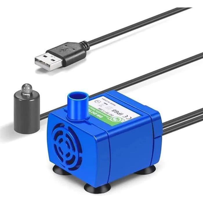 Pompe Fontaine à Chat - Rechange Silent - 12V AC - Câble 1.8m - Pour Fontaines 1.6L