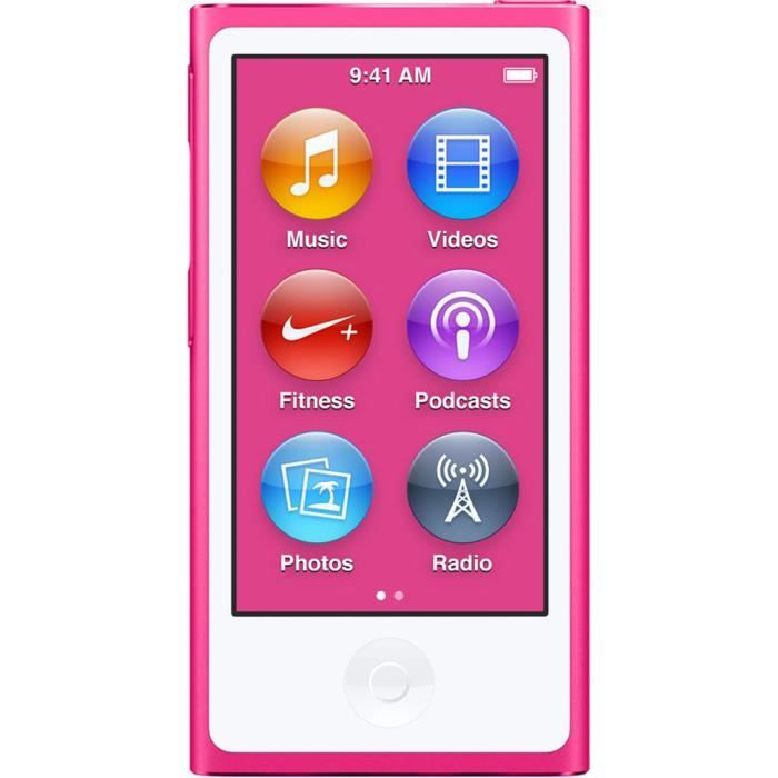 NEW APPLE iPod Nano 16Go Rose