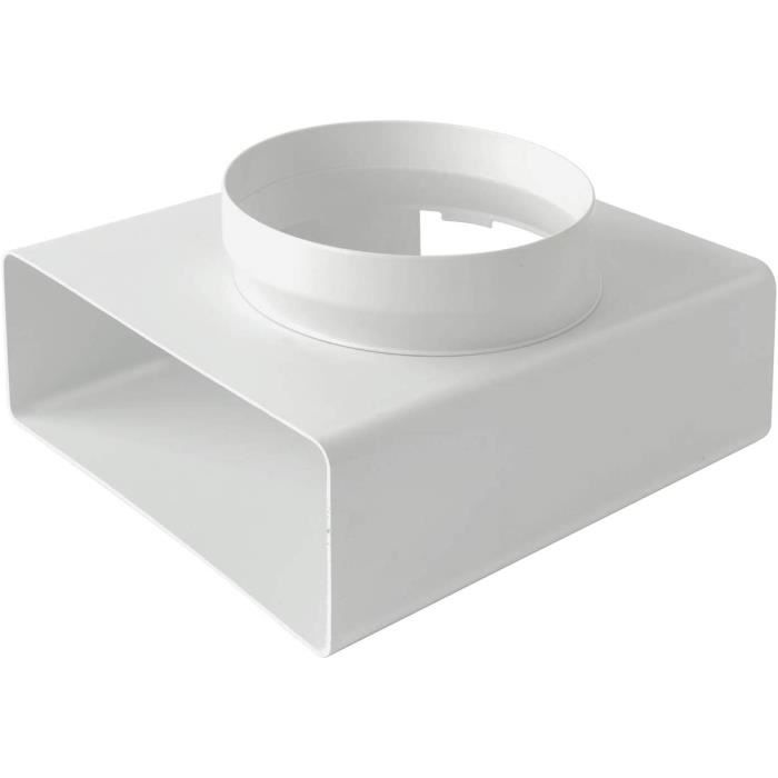 Intelmann Raccord plat 90° - 220 x 55 mm sur 125 mm - En