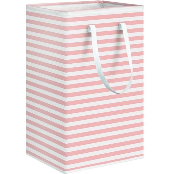 2 Paniers De Rangement En Tissu Imperméable - 45x35 Cm, Pliables - Pour Linge, Jouets, Couvertures