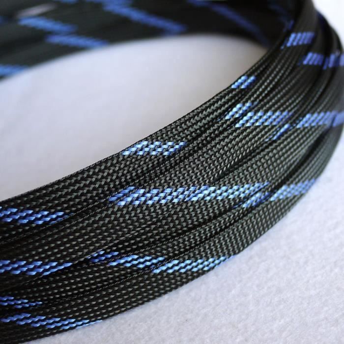 Gaine Thermorétractable 10 M – Rapport 2:1, Double Paroi Adhésive, Noir, Isolation Fils - 7