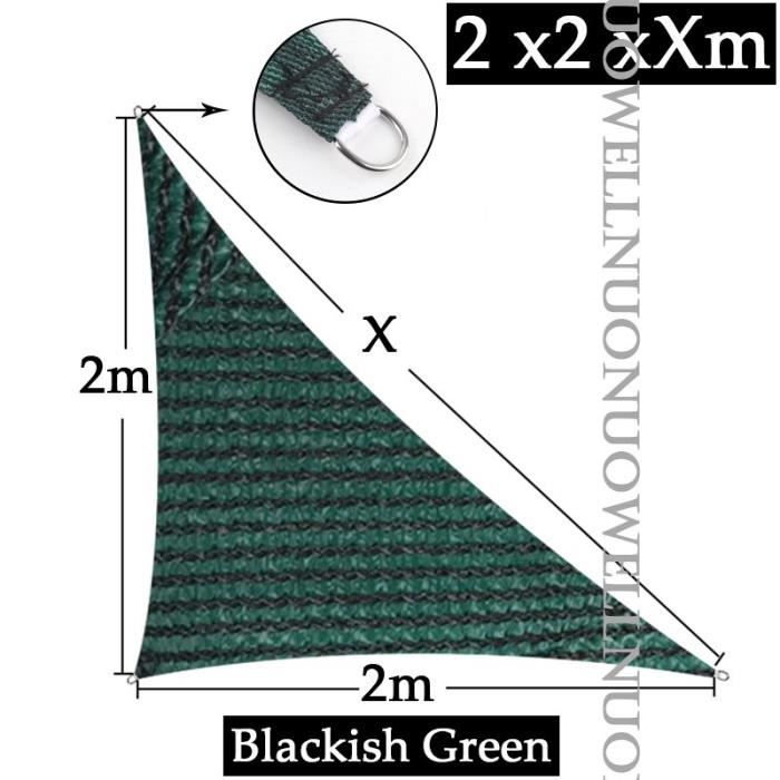 Acheter Toile D'ombrage 90% Vert Noirâtre, 2 X 3 M, Filet En Maille Durable Avec Oeillets Renforces Pour Serre Plantes Poulailler Pergola Auvent 2099581890