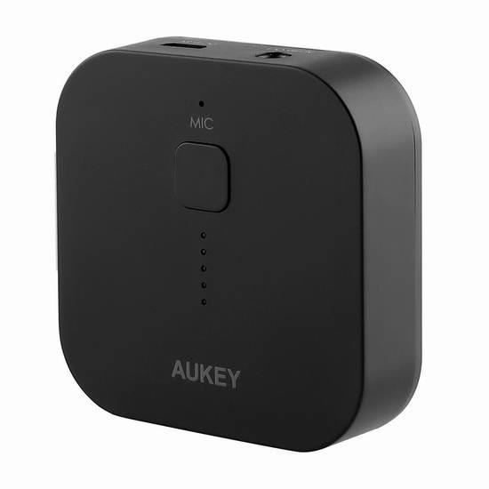 Aukey Transmetteur Bluetooth 5 0 Recepteur Et Emetteur Bluetooth Adaptateur Bluetooth Noir Br C1 Cdiscount Tv Son Photo