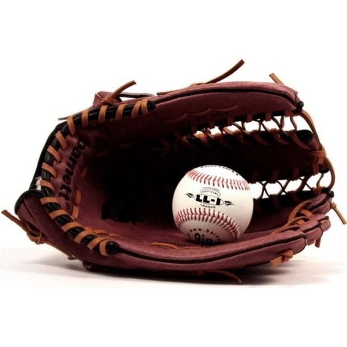 SL-127 gant de baseball cuir outfield 13 marron