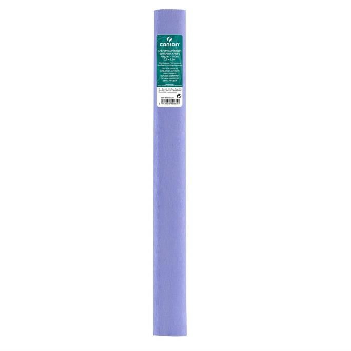 Papier Crépon Bleu Ciel Maildor - Format 250 X 50 Cm - Pour Décoration, Loisirs Créatifs