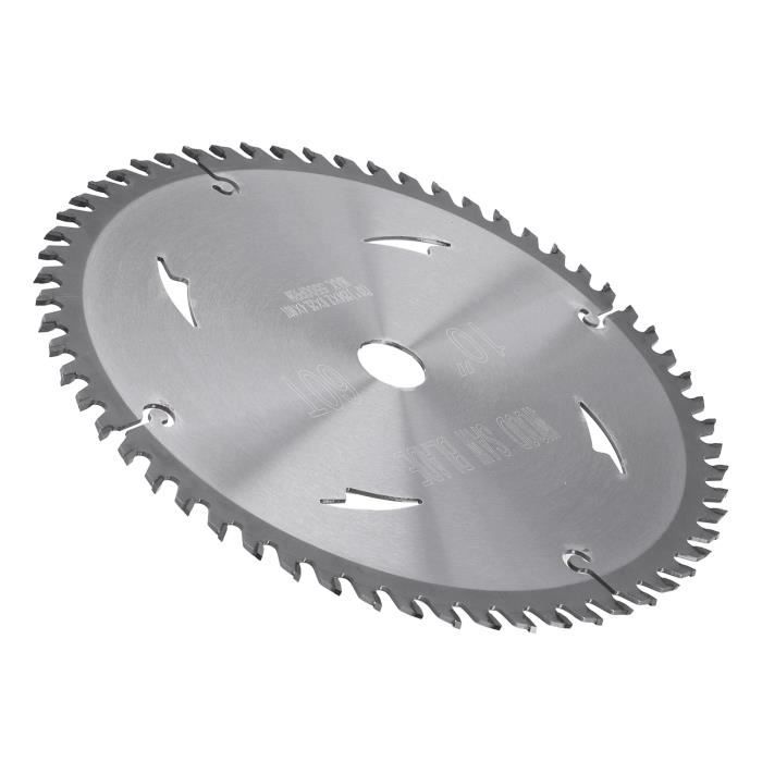 Lame De Scie Circulaire 10 Pouces – 80 Dents Carbure, Téflon, Multi-matériaux
