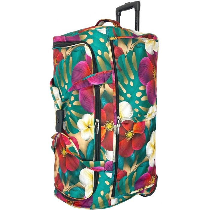 Sac De Voyage à Roulettes Souple David Jones 76 cm FLEUR - BA60391L