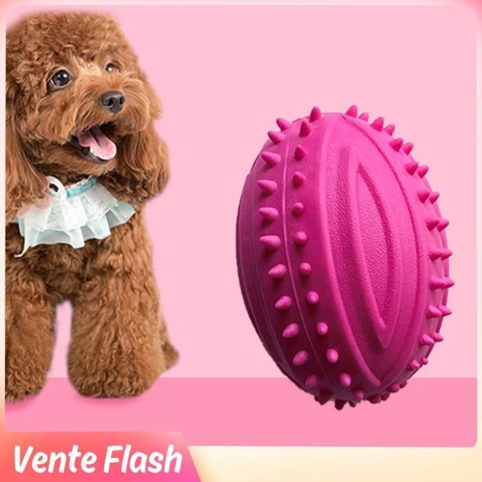 Comparer les prix de Dioche BOUle de rugby de chien Jouet de Balle de Rugby de Chien de TPR pour des Chiots de Petits Chiens, Jouet à animalerie jouet