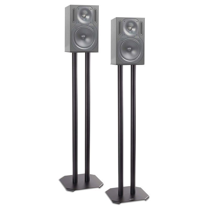 Duronic SPS1022 /60 Paire de Pieds dEnceintes - 60 cm de Hauteur - Lestable avec du Sable - Cônes pour réduire Vibrations - Compati