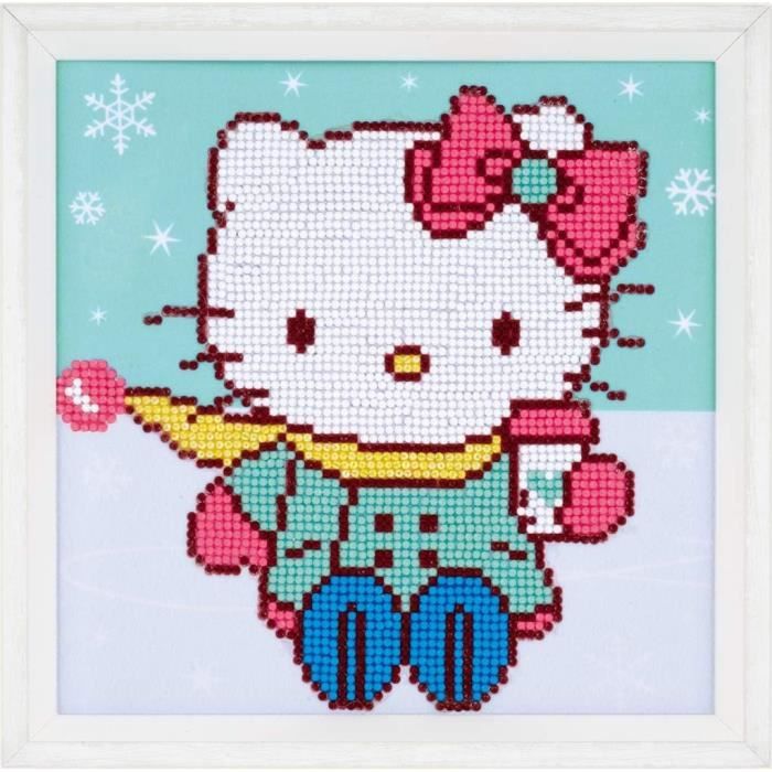 Diamond Painting Kit Hello Kitty Dans La Neige[u8563] - Cdiscount Beaux ...