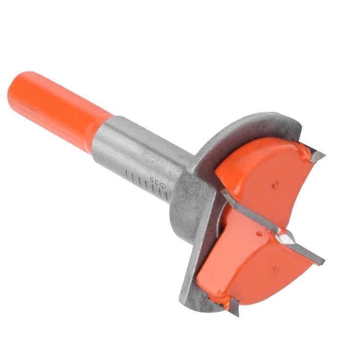 Ouvre-Trou Charnière 35mm Avec Localisateur Réglable - Guide Forstner Bois