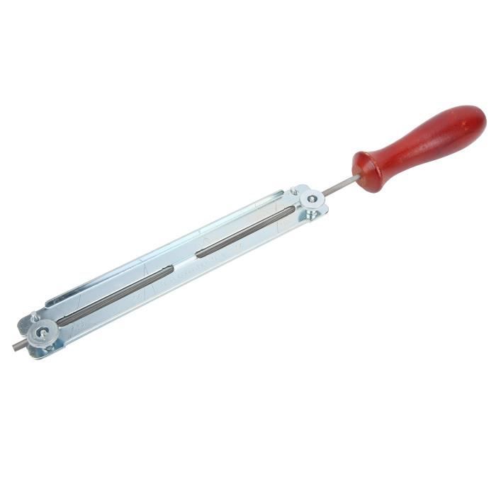 HARFINGTON Guide De Limes Pour Tronçonneuse, Râpe Ronde En