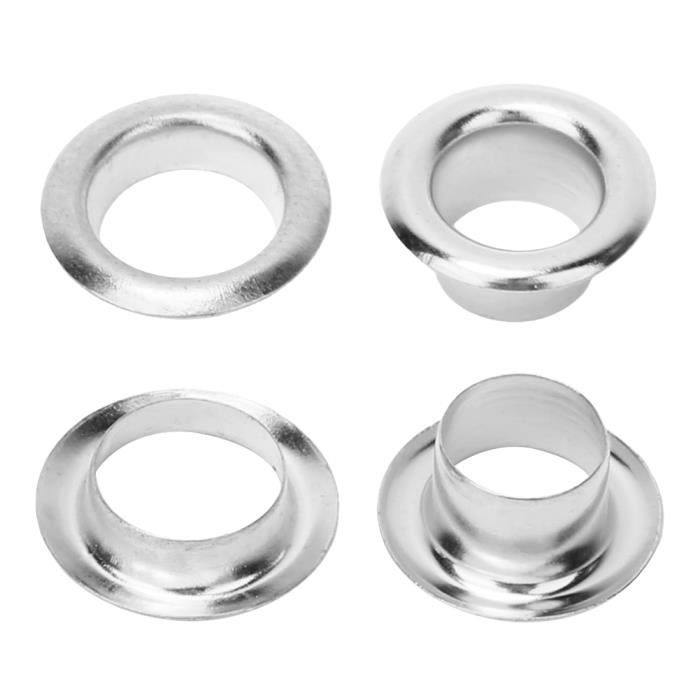Kit De 200 œillets Métalliques MEZOOM 6mm - Boîte Rangement Pratique Pour Couture Cuir & Vêtements