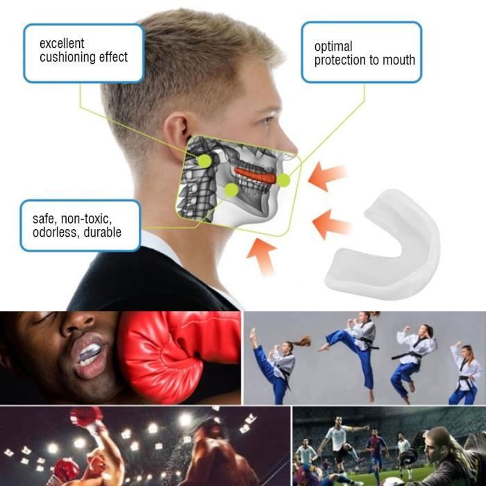 MSA ProtègeDents Adultes Boxe Mouth Guard Taekwondo Mma Protecteur