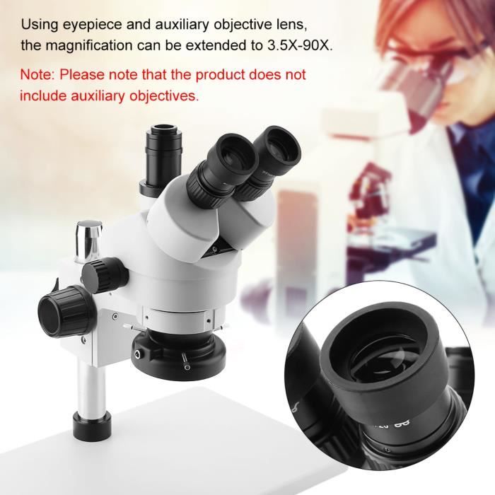 AmScope SM 3T 54S 5M Microscope trinoculaire numérique professionnel à AmScope SM 3T 54S 5M Microscope trinoculaire numérique professionnel à