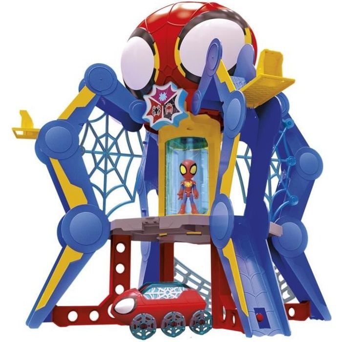 Quartier général de Spidey et ses amis avec figurine véhicule et accessoires jouets de super-héros dès 3 ans Quartier général de Spidey et ses amis avec figurine véhicule et accessoires jouets de super-héros dès 3 ans