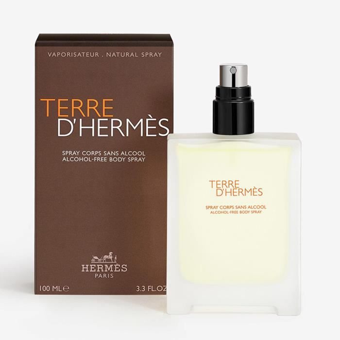 TERRE D'HÈRMES ALCOHOL-FREE BODY WATER EAU DE PERFUM 100ML VAPORIZADOR