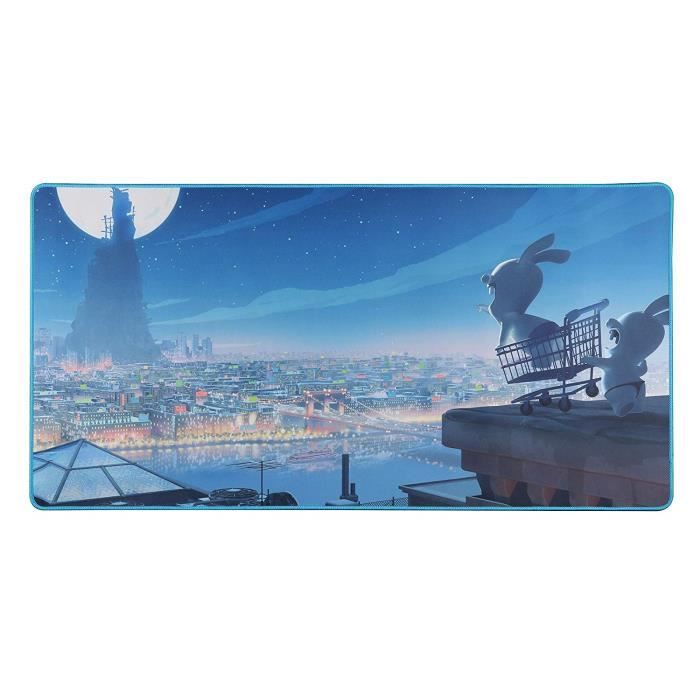 Tapis de Lapins Crétins en Ville Konix